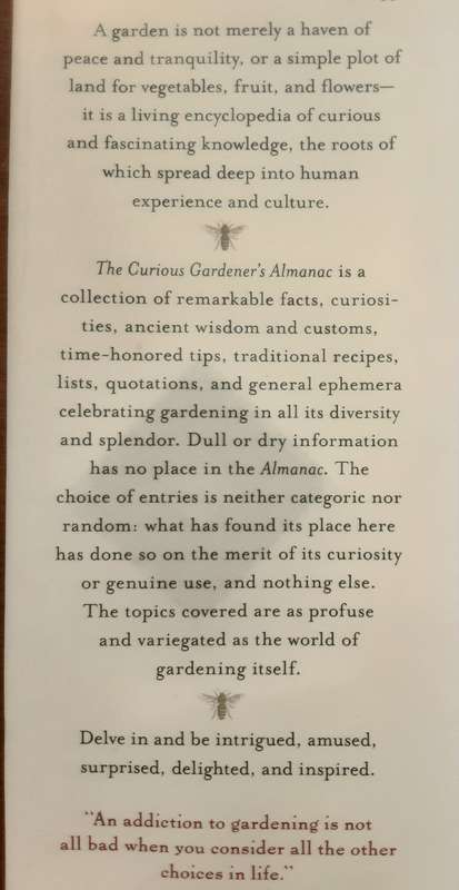 The Curious Gardener's Almanac, Centuries of Practical Garden Wisdom by Niall Edworthy