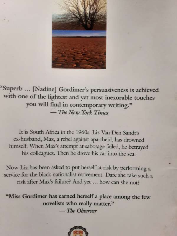 The Late Bourgeois World by Nadine Gordimer