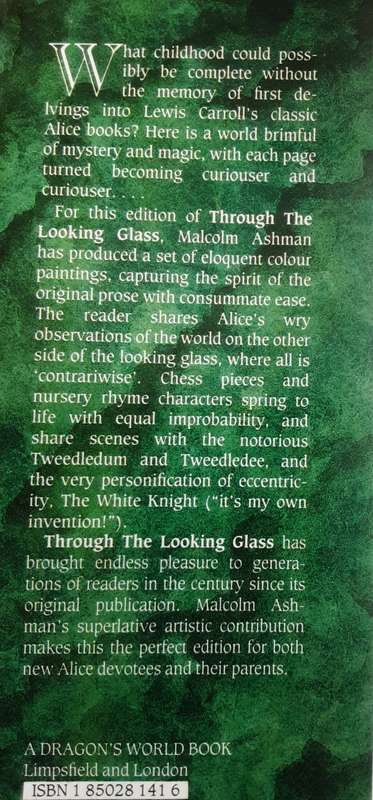 Alice Through The Looking Glass by Lewis Carrol illustrated by Malcolm Ashman