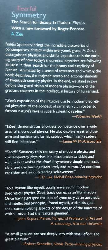 Fearful Symmetry the Search for Beauty in Modern Physics by A Zee