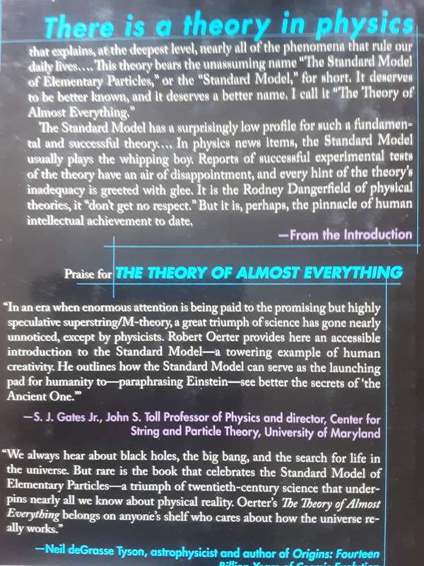 The Theory of Almost Everything,  Unsung Triumph of Modern Physics by Robert Oerter