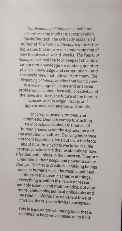 The Beginning of Infinity Explanations That Transform the World by David Deutsch