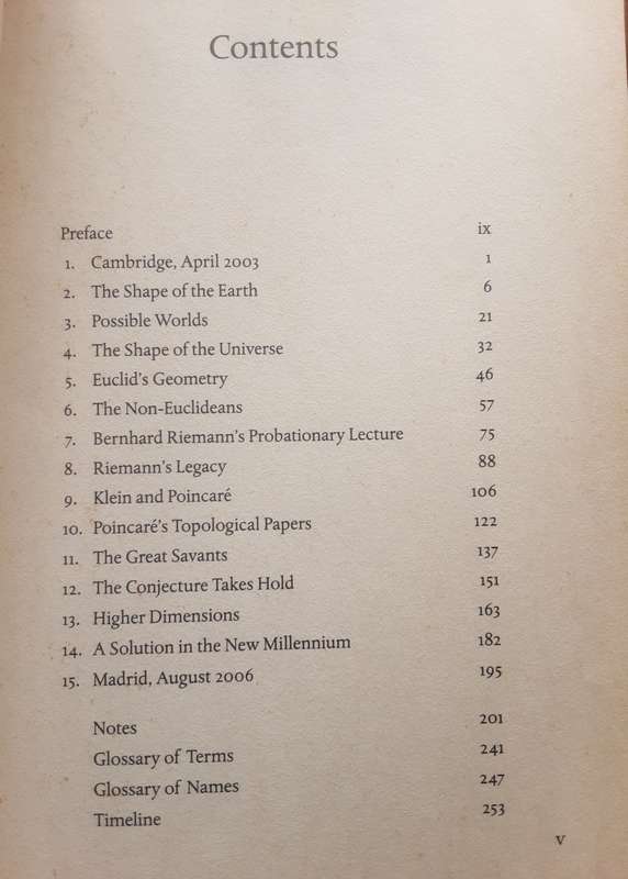 The Poincare Conjecture In Search of the Shape of the Universe by Donal O'Shea