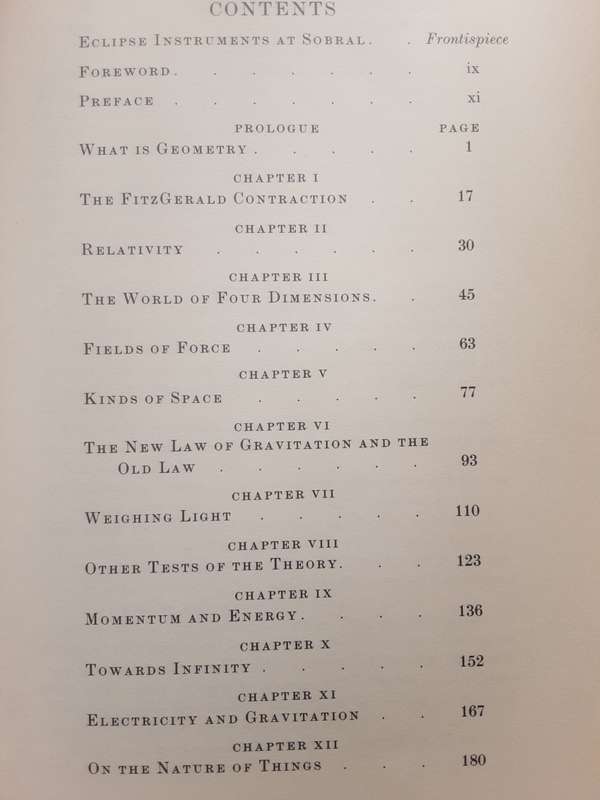 Space, Time & Gravitation, Am Outline of the General Relativity Theory by Sir Arthur Eddington