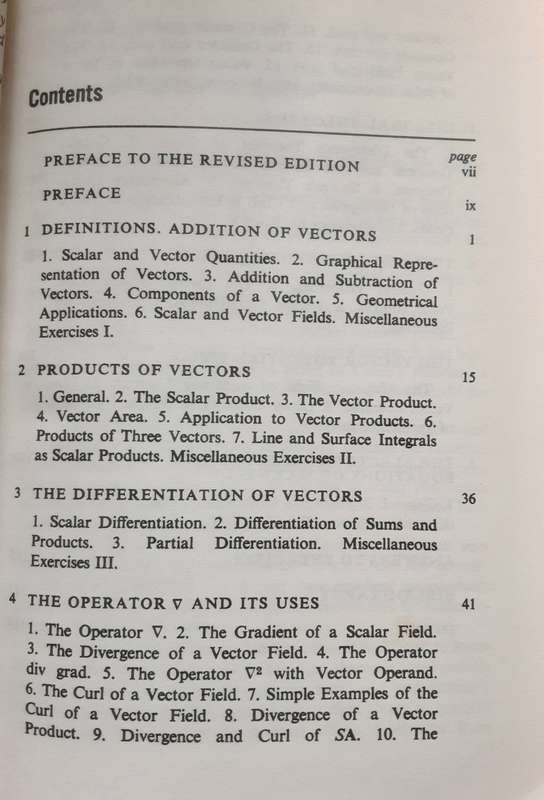 An Introduction to Vector Analysis by B Hague