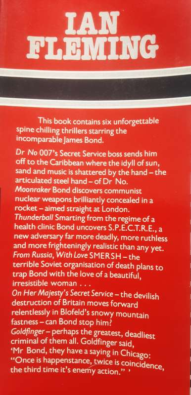Ian Fleming Dr No, Thunderball, From Russia with Love, OHMSS, Goldfinger Complete & Unabridged