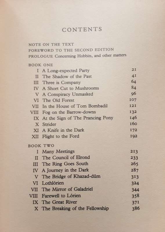 The Fellowship of the Ring J R R Tolkien the Lord of the Rings Part 1
