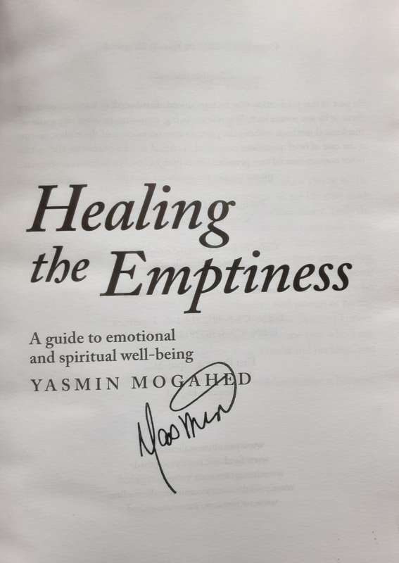 Healing the Emptiness A Guide to Emotional & Spiritual Well Being by Yasmin Mogahed **Signed Copy**