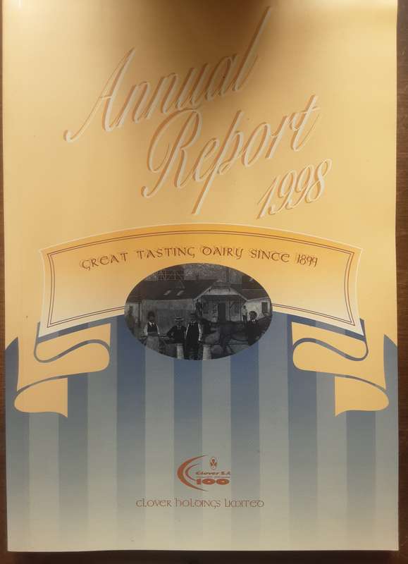 Clover Holdings Limited Annual Report 1998 in slipcase