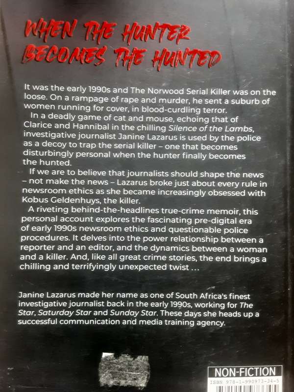 Bait To Catch a Killer, A True Crime Memoir by Janine Lazarus