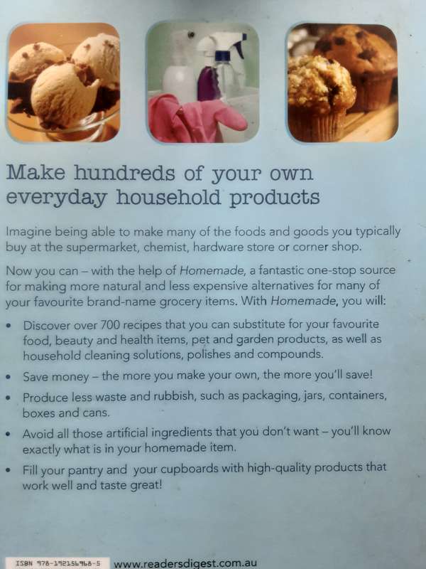 Homemade over 700 Everyday Items that are Easty to Make & Will Save Yo Money