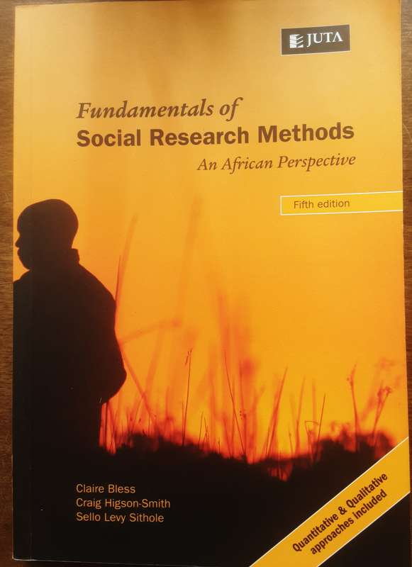 Fundamentals of Social Research Methods An African Perspective 5th Edition by Bless, Smith, Sithole
