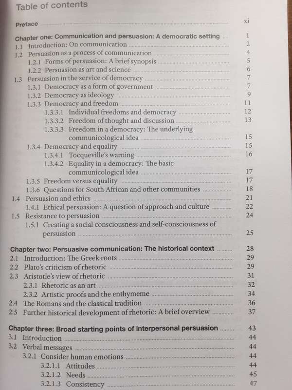 The Art of Persuasive Communication A Process 4th Edition by Johann C de Wet