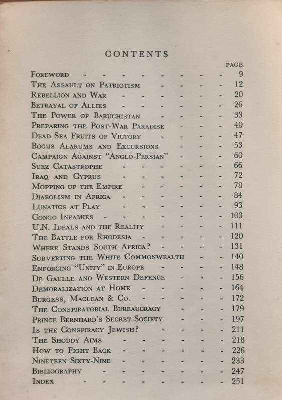 The New Unhappy Lords, an Exposure of Powe Politics by A K Chesterton