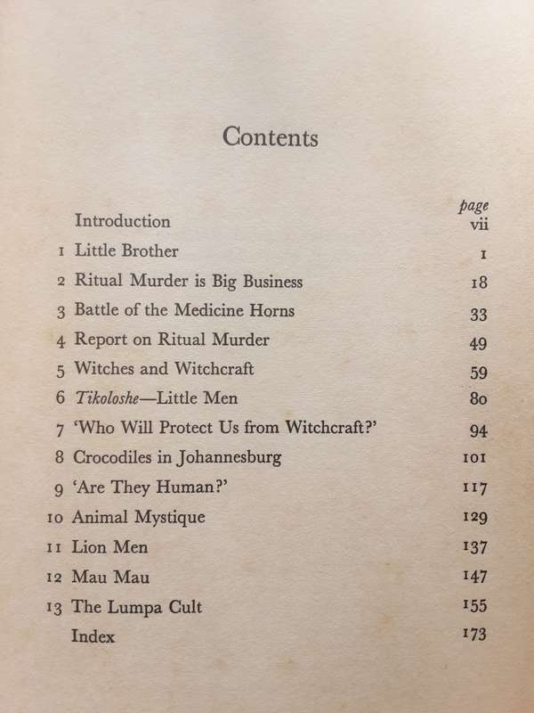 Murder For Magic Witchcraft in Africa by Alastair Scobie