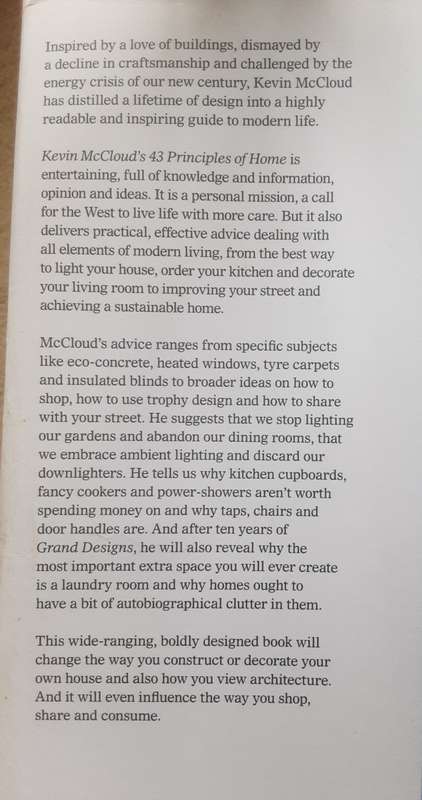 Kevin McCloud's 43 Principles of Home, Enjoying Life in the 21st Century