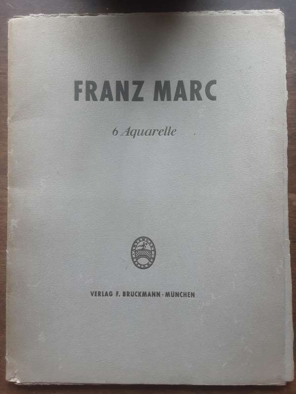 Franz Marc 6 Aquarelle published by F Bruckmann in 1949