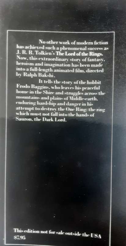 The Film Book of J R R Tolkien's The Lord of the Rings