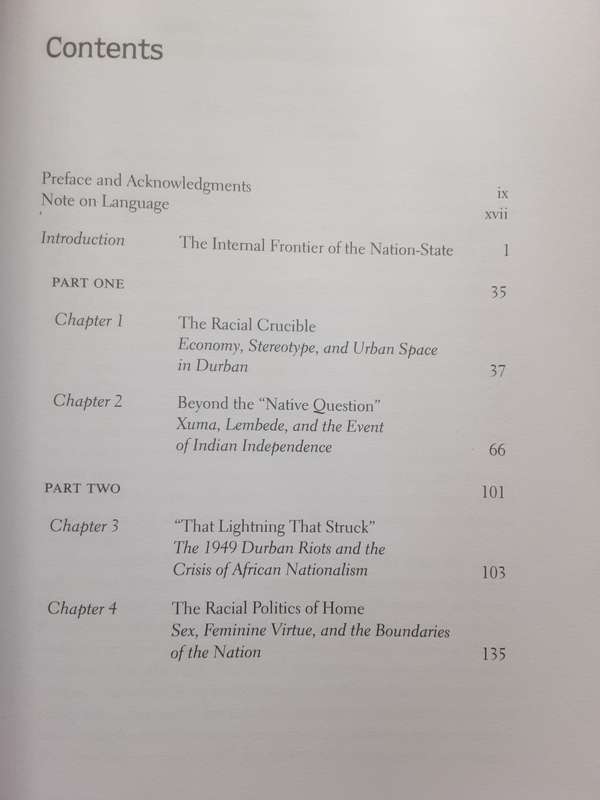 Internal Frontiers African Nationalism & Indian Diaspora in Twentieth Century South Africa by Soske