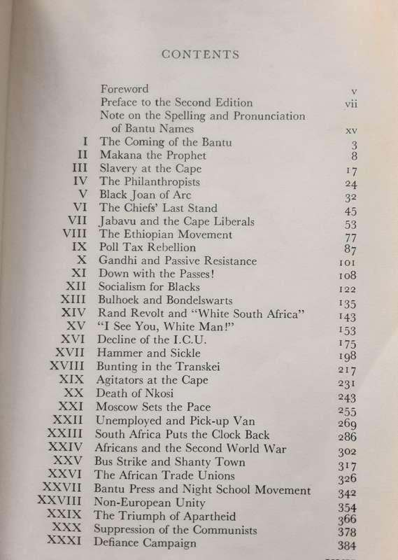 Time Longer Than Rope, The Black Man's Struggle for Freedom in South Africa by Edward Roux