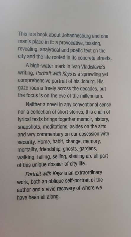 Portrait With Keys Joburg & What What by Ivan Vladislavic