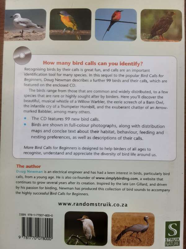 More Bird Calls for Beginners by Doug Newman **CD included **