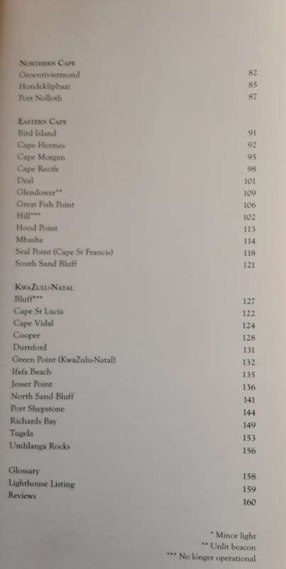 Lighthouses of South Africa Pocket Edition by Gerald Hoberman