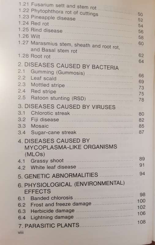 Sugar Cane Diseases A Guide for Field Identification by Hideo Koike **Signed Copy**