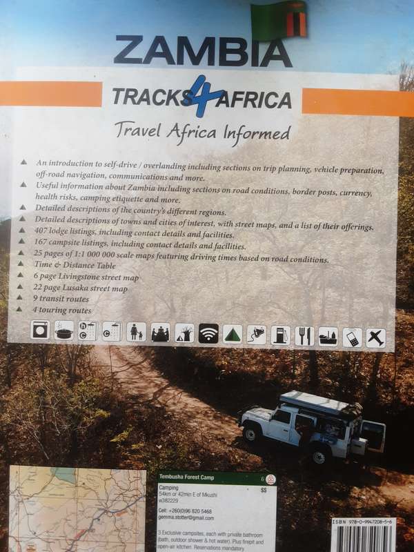 Zambia Self Drive Guide Edition 1 by Tracks 4 Africa