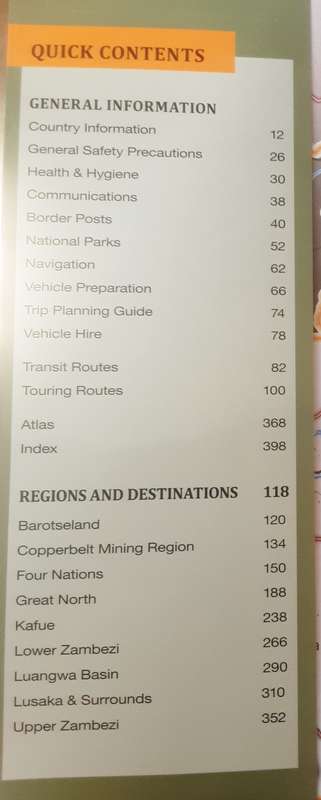 Zambia Self Drive Guide Edition 1 by Tracks 4 Africa