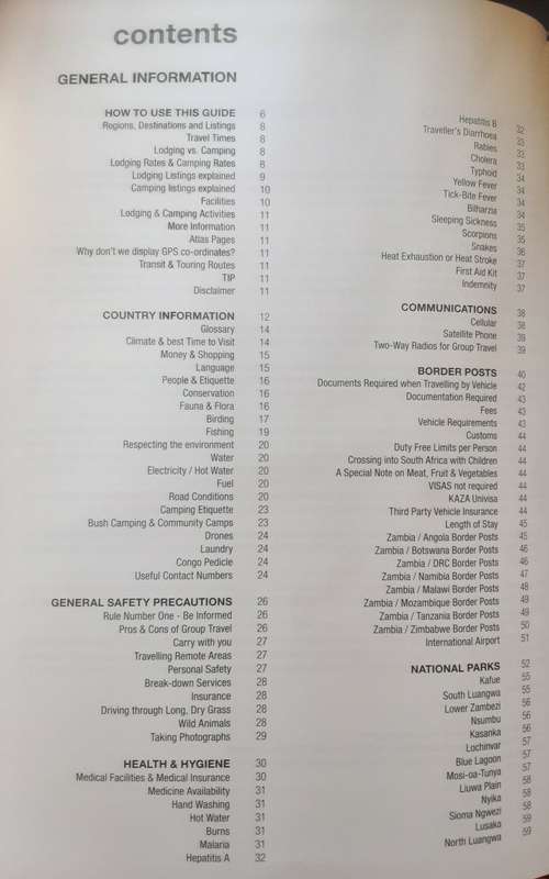 Zambia Self Drive Guide Edition 1 by Tracks 4 Africa