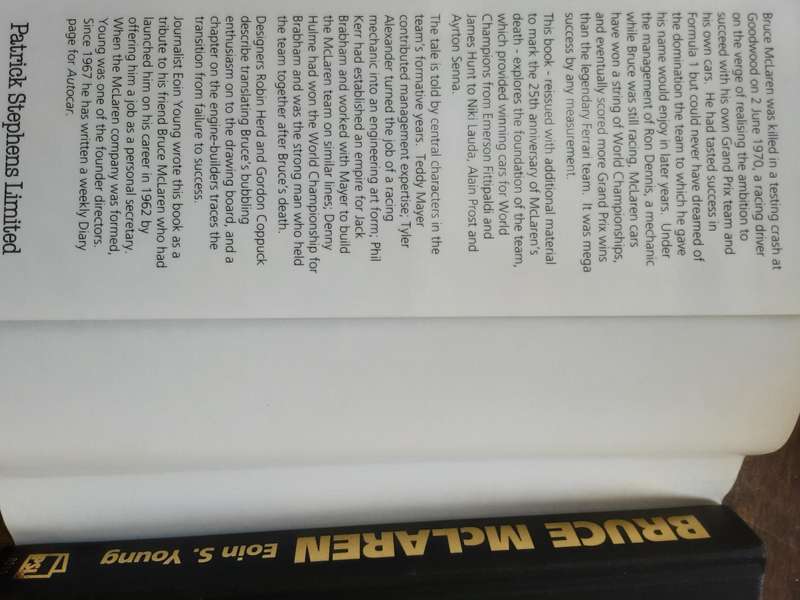 Bruce McLaren The Man and His Racing Team by Eoin S Young