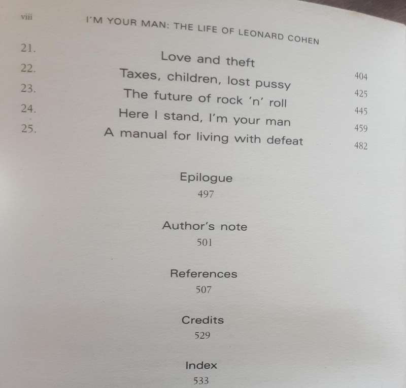 I'm Your Man The Life of Leonard Cohen by Slyvie Simons