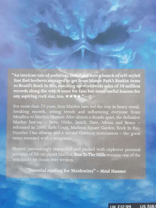 Run to the Hills Iron Maiden The Authorized Biography by Mick Wall