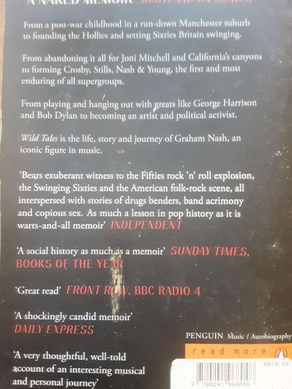 Wild Tales A Rock & Roll Life by Graham Nash