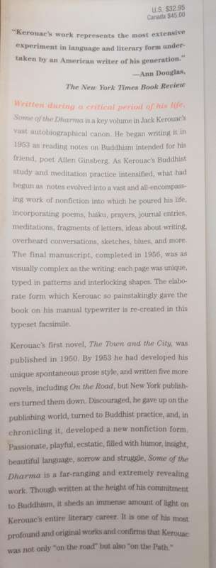 Some of the Dharma by Jack Kerouac