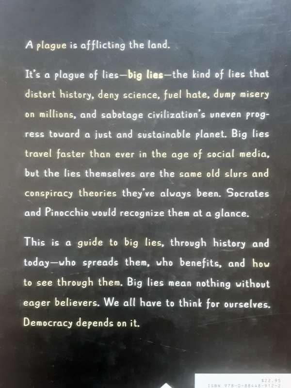 Big Lies from Socrates to Social Media by Mark Kurlansky