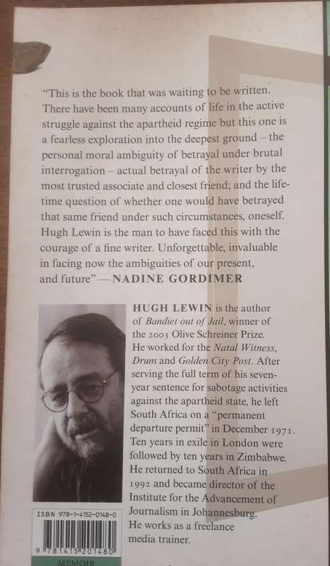 Stones Against The Mirror Friendship in the Time of the South African Struggle by Hugh Lewin