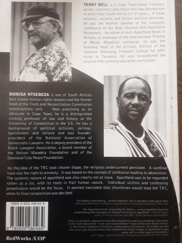 Unfinished Business South Africa Apartheid & Truth by Terry Bell with Dumisa Buhle Ntsebeza