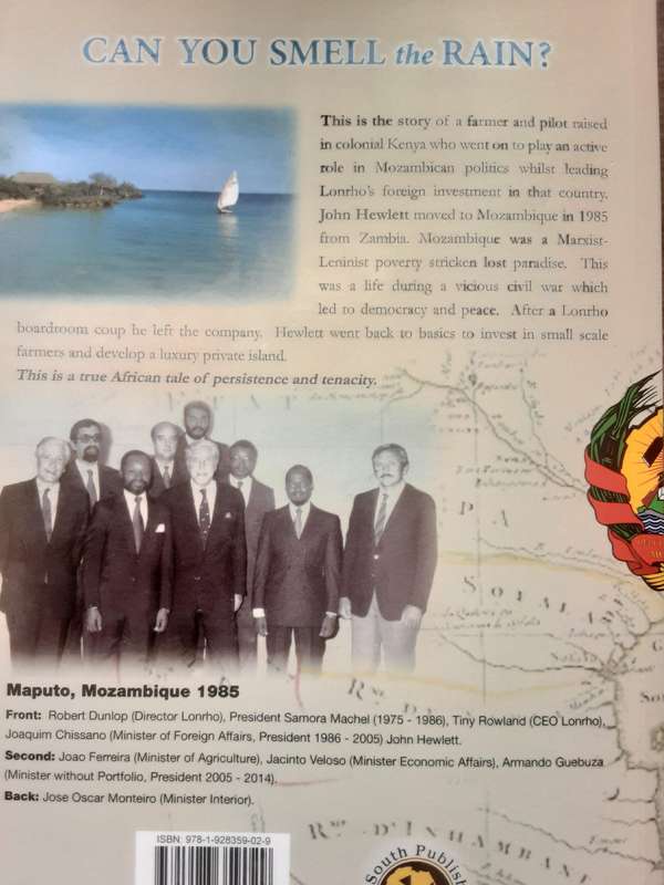 Can You Smell The Rain? A Memoir of Mozambique by John Hewlett **Signed Copy **