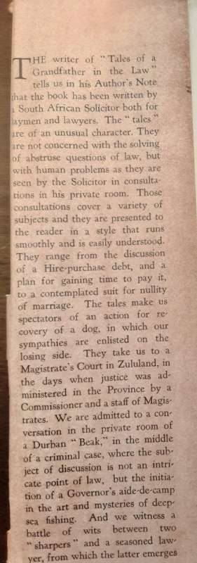 Tales of a Grandfather in the Law by Luctor