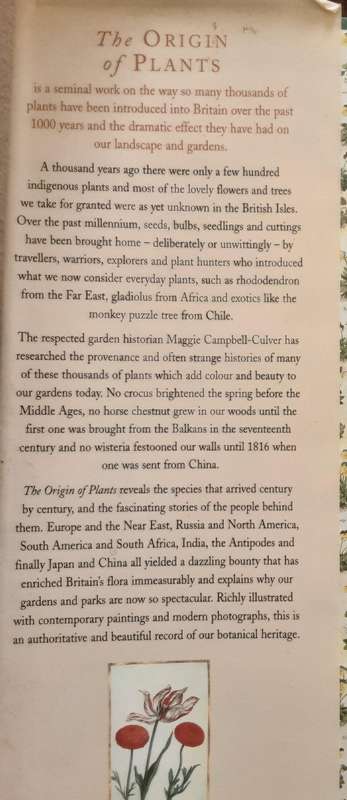 The Origin of Plants by Maggie Campbell Culver
