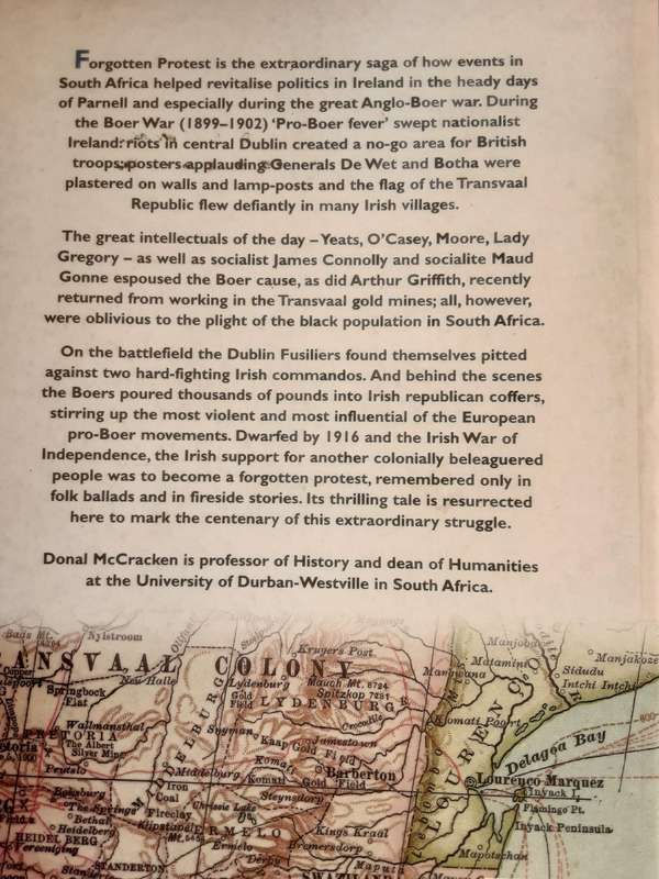 Forgotten Protest Ireland and the Anglo Boer War by Donal P McCracken
