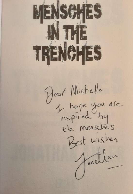 Mensches in the Trenches Jewish Foot Soldiers in the Apartheid Struggle by Jonathan Ancer **Signed *