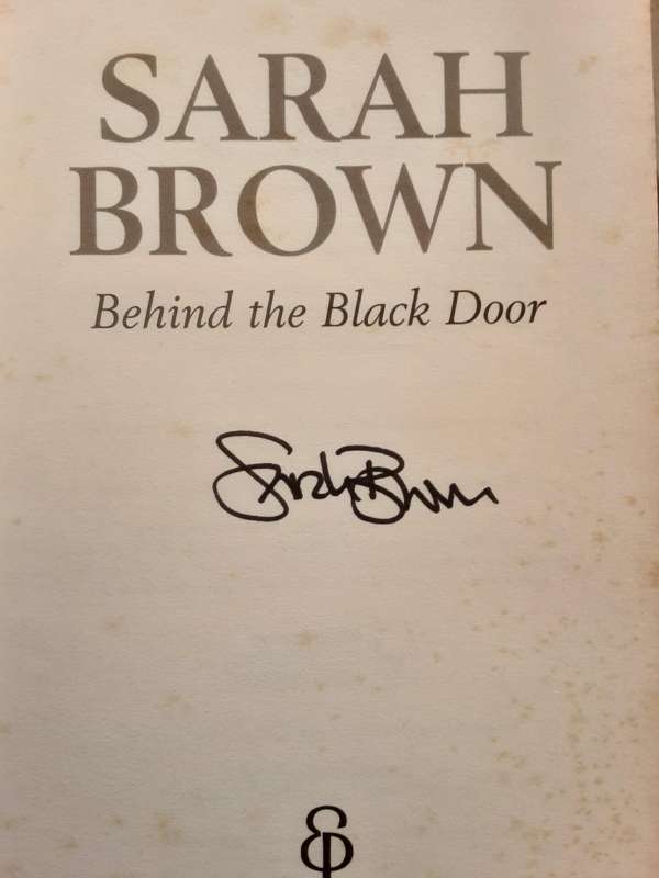 Behind the Black Door by Sarah Brown ***SIGNED COPY**