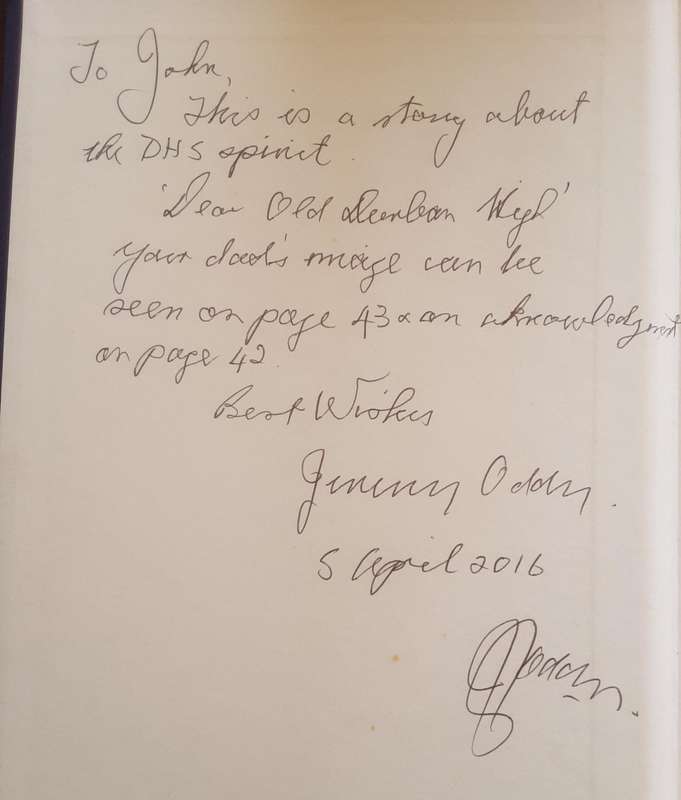 A Celebration of Rugby at Durban High School by Jeremy J Oddy Class of 1962 **SIGNED**