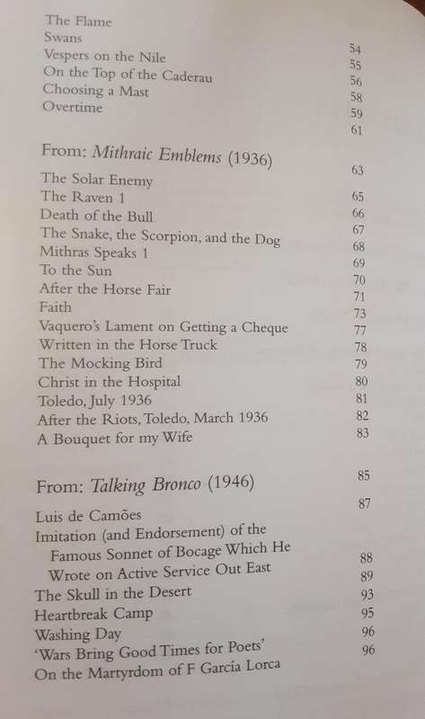 Roy Campbell Selected Poems edited by Michael Chapman