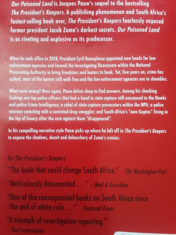 Our Poisoned Land Living in the Shadows of Zuma's Keepers by Jacques Pauw