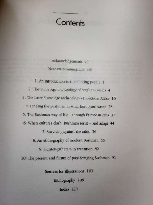 The Bushmen of Southern Africa A Foraging Society in Transition  by Smith, Malherbe, Guenther & Bere