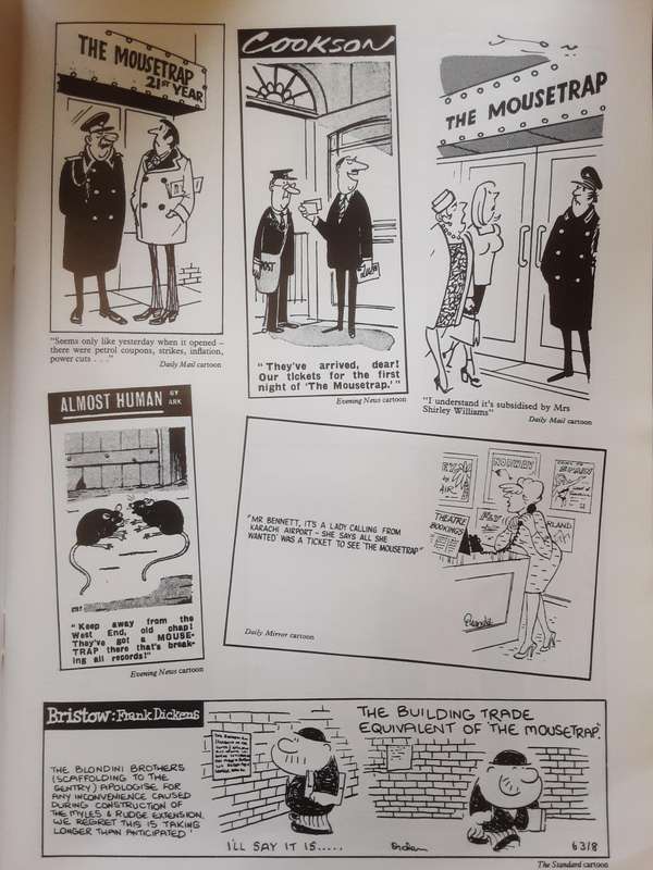 Agatha Christie's  The Mousetrap Souvenir Book by St Martin's Theatre